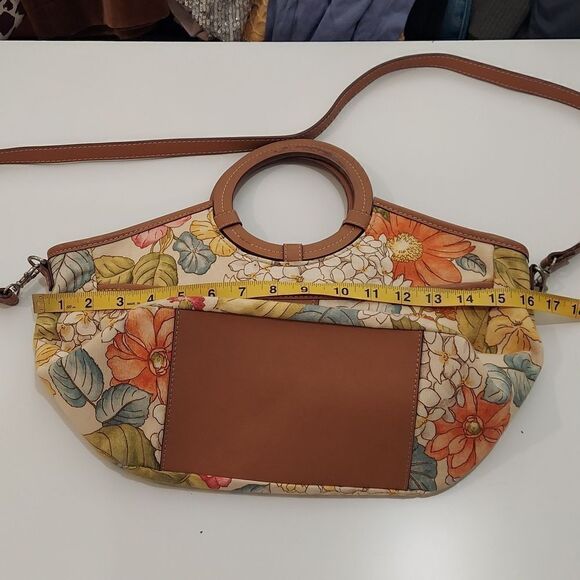 Fossil Floral Canvas Crossbody Purse - Picture 10 of 11